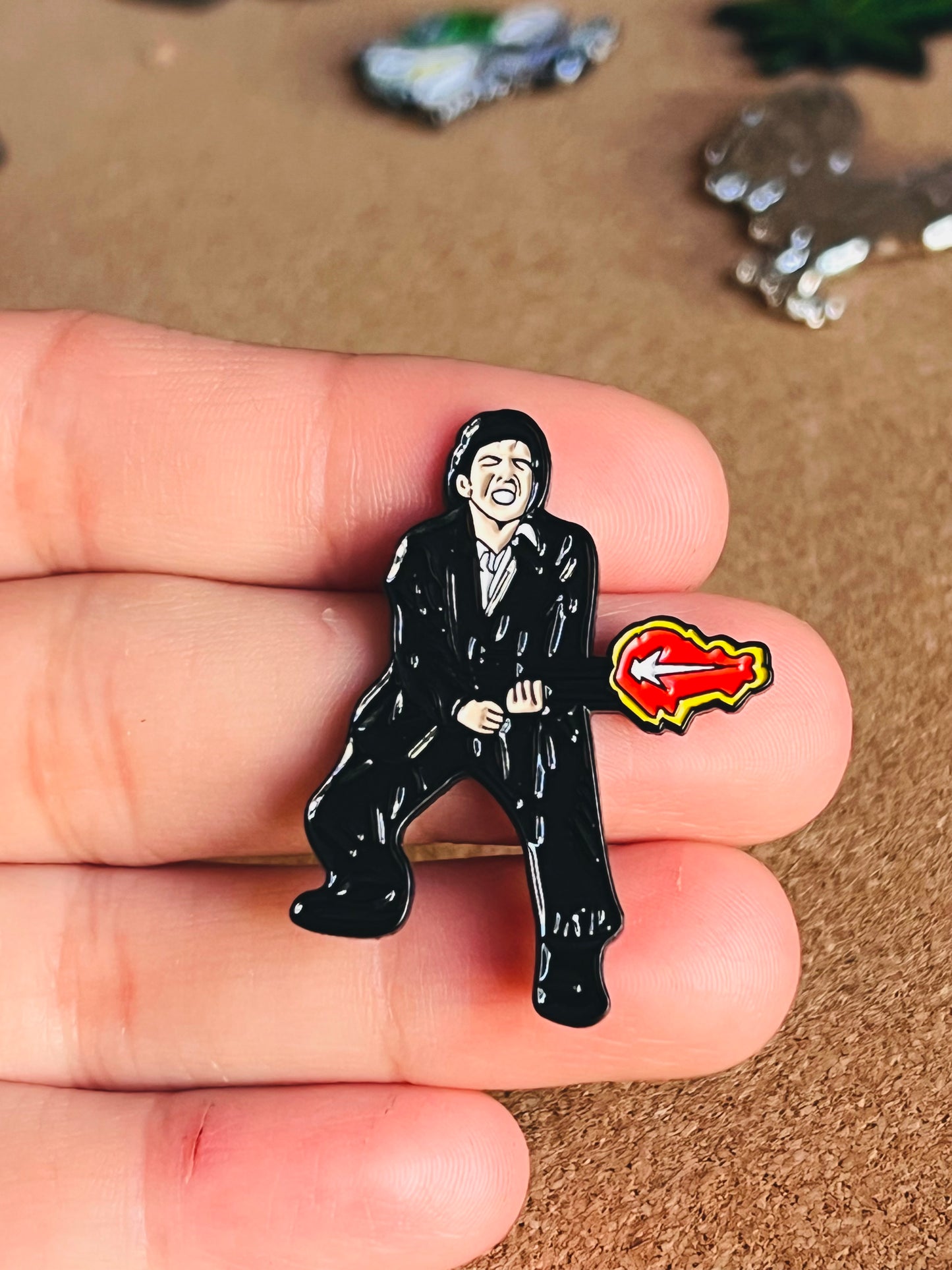 Scarface hat pin